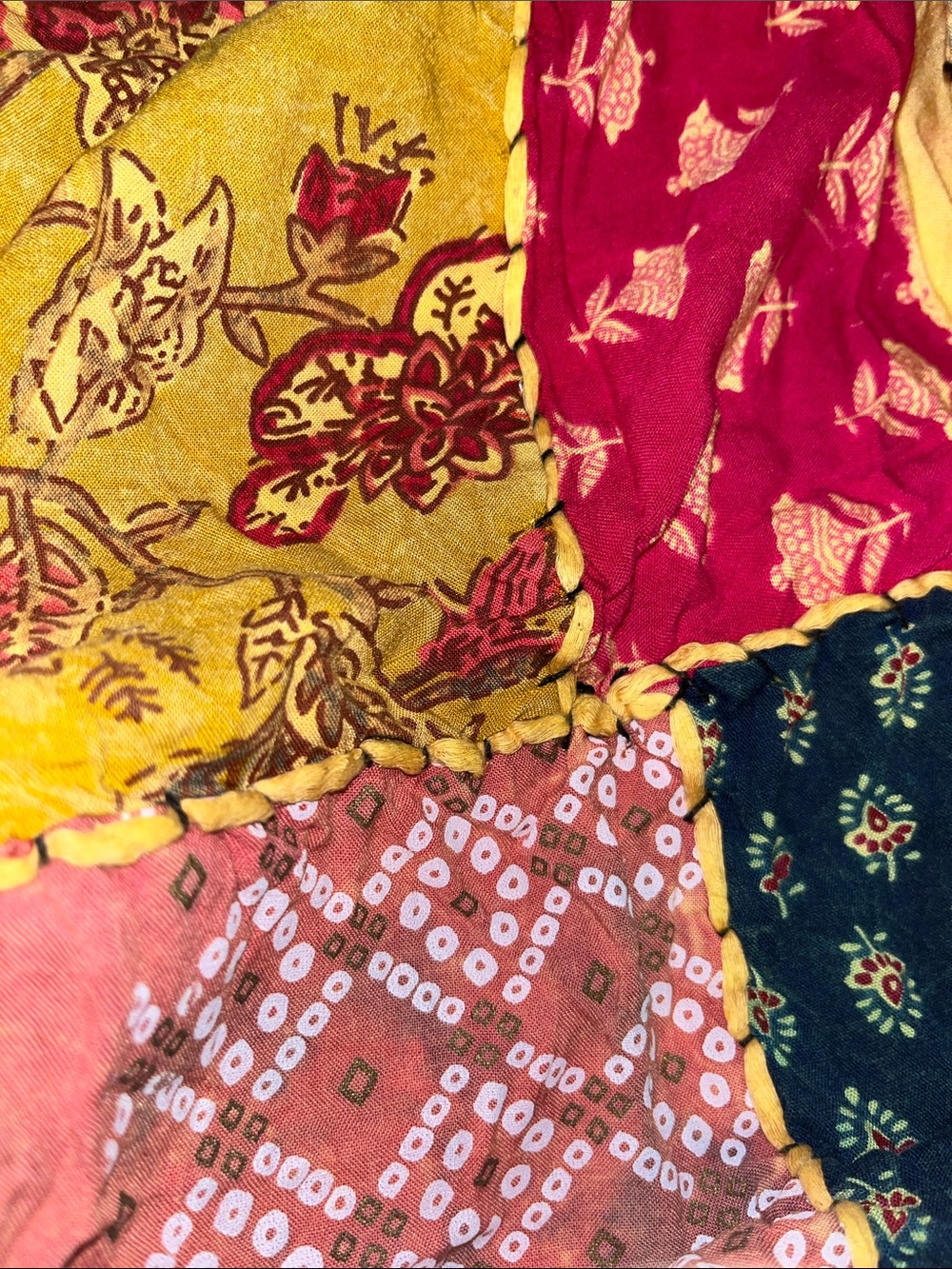 Patchwork Maxi Skirt - Multicolor - Picture 8 of 8